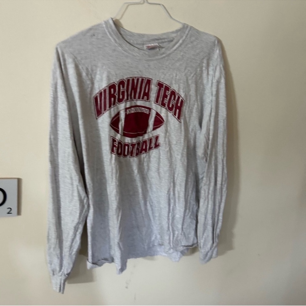 Virginia Tech long sleeve Gray Long Sleeve Shirt men’s size XL